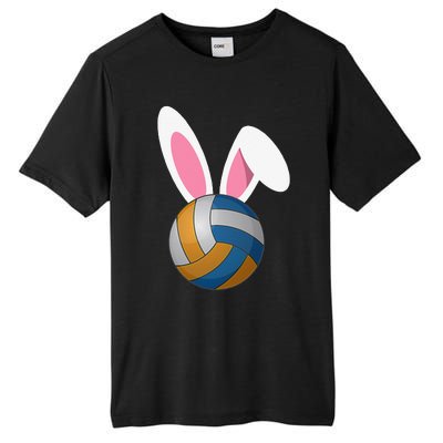 Volleyball Easter Bunny Rabbit Ears Egg Decorating Tall Fusion ChromaSoft Performance T-Shirt