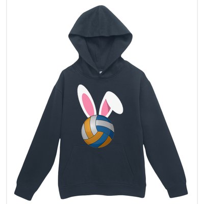 Volleyball Easter Bunny Rabbit Ears Egg Decorating Urban Pullover Hoodie