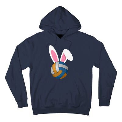 Volleyball Easter Bunny Rabbit Ears Egg Decorating Tall Hoodie