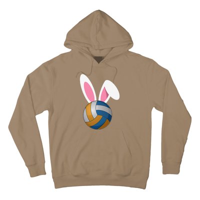 Volleyball Easter Bunny Rabbit Ears Egg Decorating Hoodie