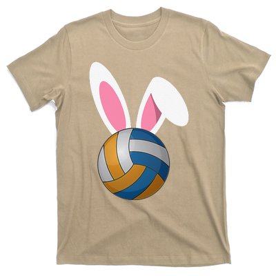 Volleyball Easter Bunny Rabbit Ears Egg Decorating T-Shirt