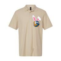 Volleyball Easter Bunny Rabbit Ears Egg Decorating Softstyle Adult Sport Polo