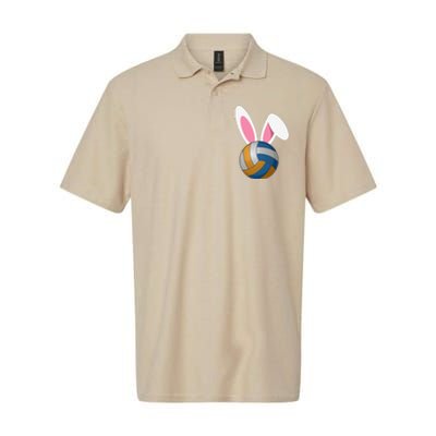 Volleyball Easter Bunny Rabbit Ears Egg Decorating Softstyle Adult Sport Polo