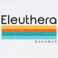 Vintage Eleuthera Bahamas Retro Design Womens Tank Top