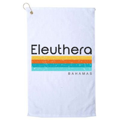 Vintage Eleuthera Bahamas Retro Design Golf Towel