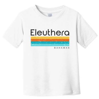 Vintage Eleuthera Bahamas Retro Design Toddler T-Shirt