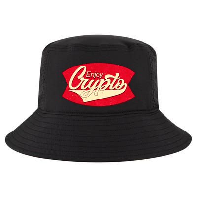 Vintage Enjoy Crypto Cola Drink Cryptocurrency Bitcoin Cool Comfort Performance Bucket Hat