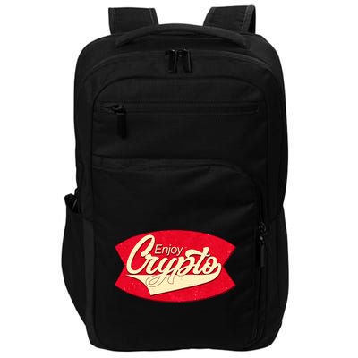 Vintage Enjoy Crypto Cola Drink Cryptocurrency Bitcoin Impact Tech Backpack