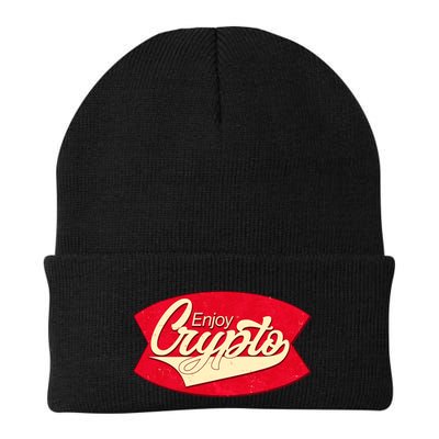 Vintage Enjoy Crypto Cola Drink Cryptocurrency Bitcoin Beanie