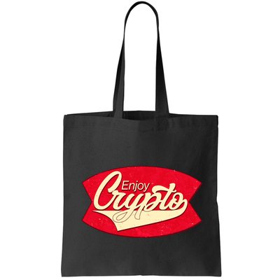 Vintage Enjoy Crypto Cola Drink Cryptocurrency Bitcoin Bag