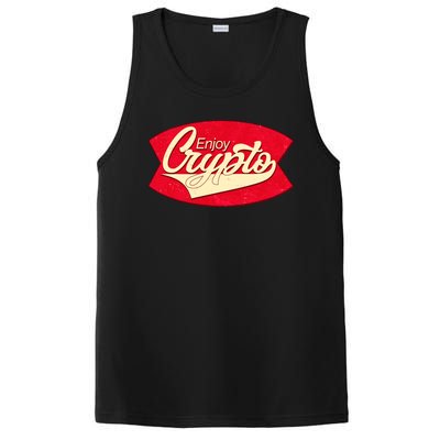 Vintage Enjoy Crypto Cola Drink Cryptocurrency Bitcoin PosiCharge Competitor Tank