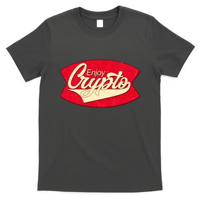 Vintage Enjoy Crypto Cola Drink Cryptocurrency Bitcoin T-Shirt