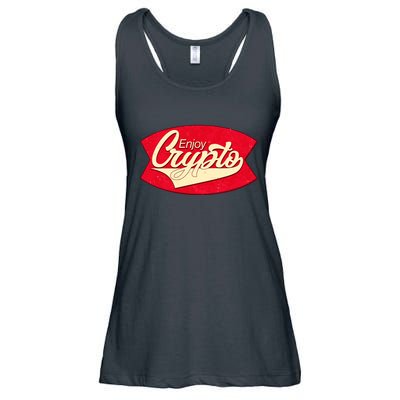 Vintage Enjoy Crypto Cola Drink Cryptocurrency Bitcoin Ladies Essential Flowy Tank