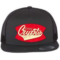 Vintage Enjoy Crypto Cola Drink Cryptocurrency Bitcoin Flatbill Hat