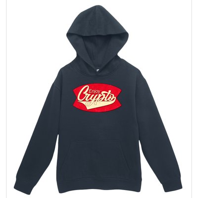 Vintage Enjoy Crypto Cola Drink Cryptocurrency Bitcoin Urban Pullover Hoodie