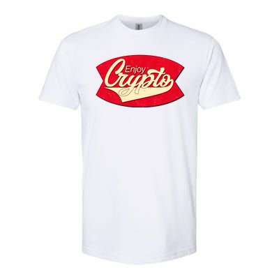 Vintage Enjoy Crypto Cola Drink Cryptocurrency Bitcoin Softstyle CVC T-Shirt