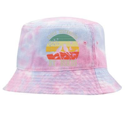 Vintage Easily Distracted By Birds Funny For Bird Watcher Tie-Dyed Bucket Hat