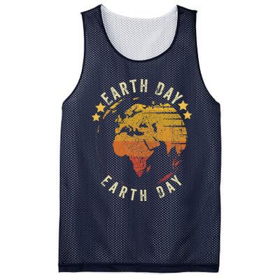 Vintage Earth Day Every Day Cute Earth Day Mesh Reversible Basketball Jersey Tank