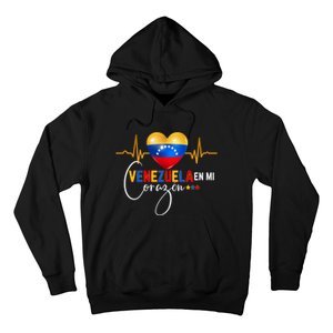 Venezuela En El Corazon Venezuelan Pride Hoodie