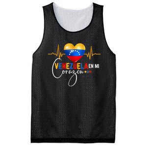 Venezuela En El Corazon Venezuelan Pride Mesh Reversible Basketball Jersey Tank