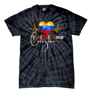 Venezuela En El Corazon Venezuelan Pride Tie-Dye T-Shirt