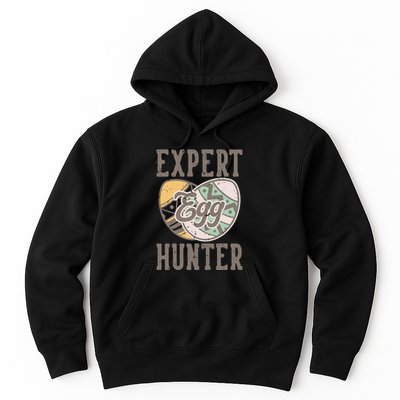 Vintage Expert Egg Hunter Funny Easter Hoodie