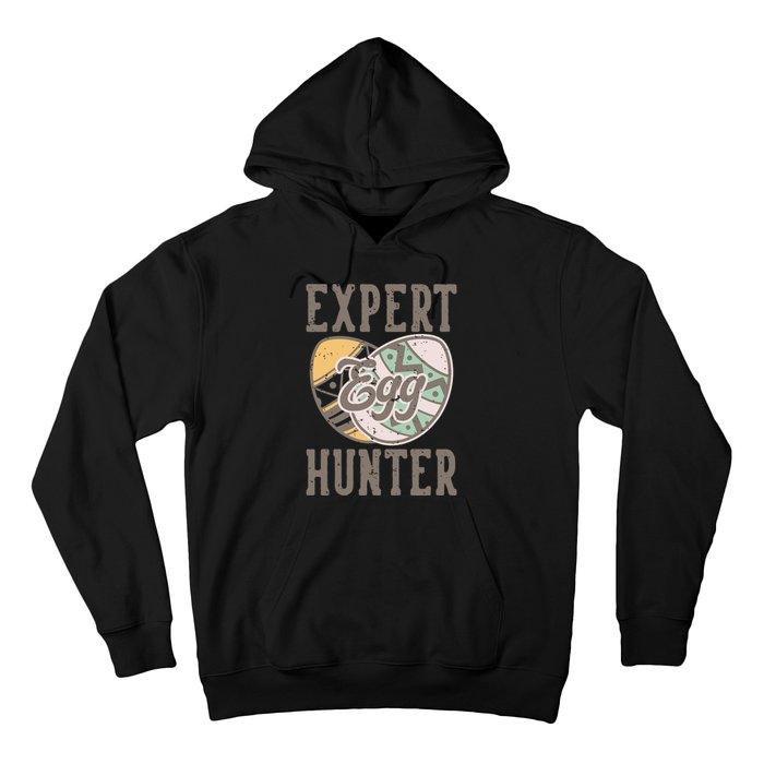 Vintage Expert Egg Hunter Funny Easter Hoodie