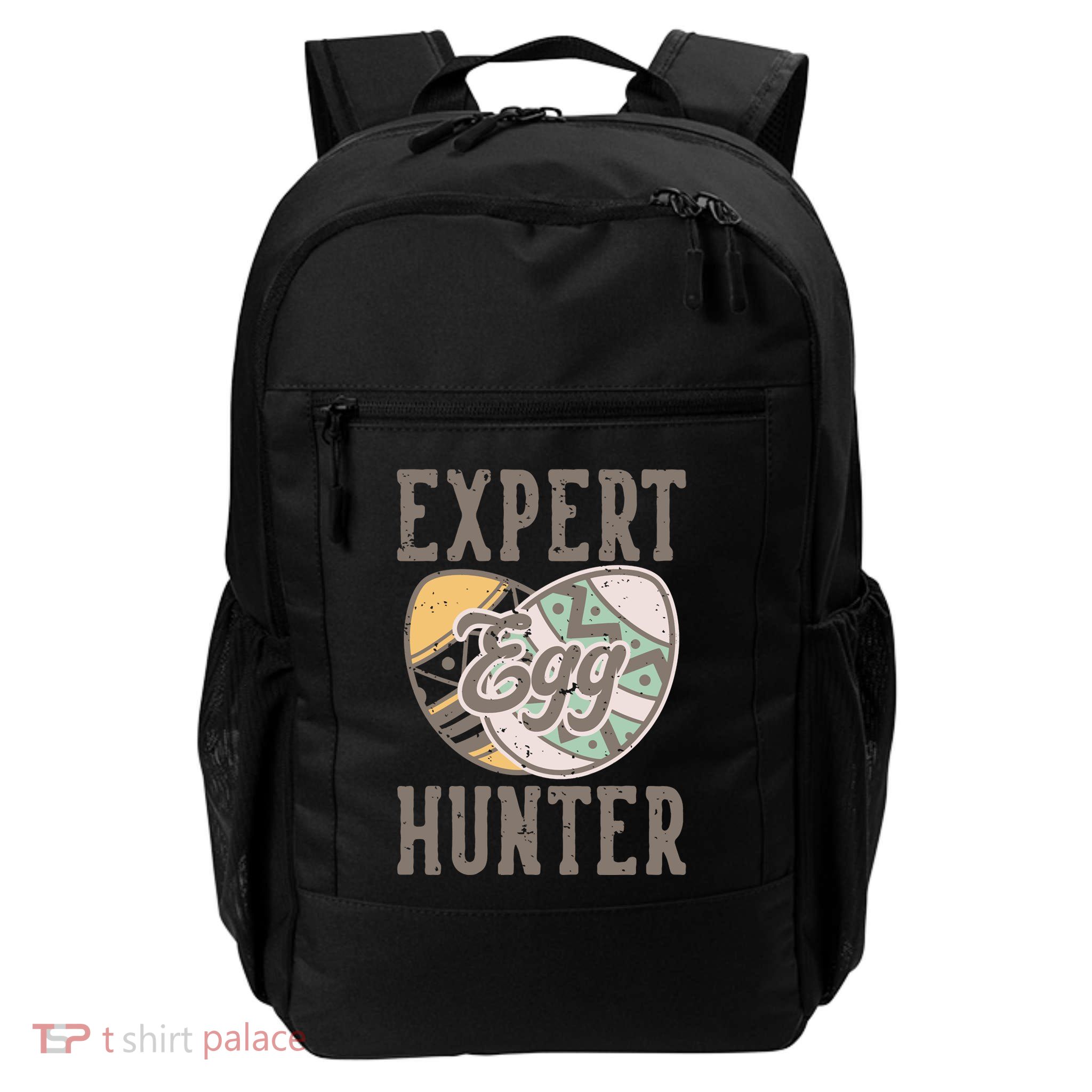 Vintage Expert Egg Hunter Funny Easter Backpack