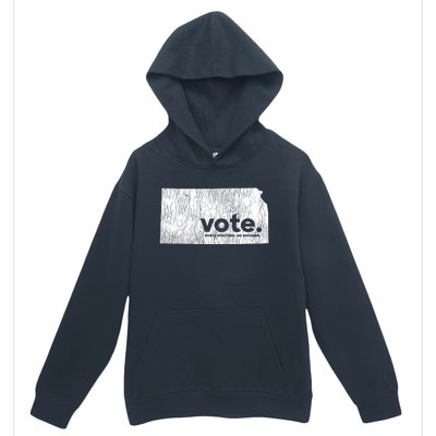 Vote Every Election No Excuses Kansas Urban Pullover Hoodie