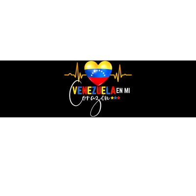 Venezuela En El Corazon Venezuelan Venezuela Flag Latin Bumper Sticker