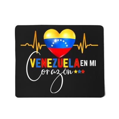 Venezuela En El Corazon Venezuelan Venezuela Flag Latin Mousepad