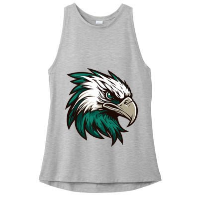 Vintage Eagles Flying Bird Inspirational Ladies PosiCharge Tri-Blend Wicking Tank