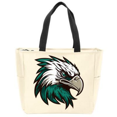 Vintage Eagles Flying Bird Inspirational Zip Tote Bag