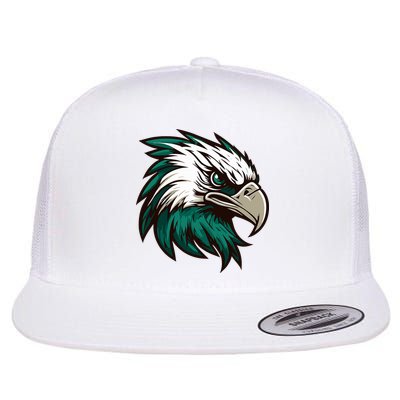 Vintage Eagles Flying Bird Inspirational Flat Bill Trucker Hat