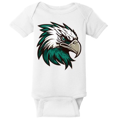 Vintage Eagles Flying Bird Inspirational Baby Bodysuit