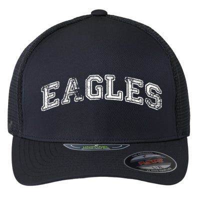 Vintage Eagles Flying Bird Inspirational Eagles Fly Design Flexfit Unipanel Trucker Cap