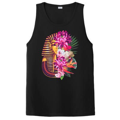 Vintage Exotic Flowers Floral Pharaoh Mask PosiCharge Competitor Tank