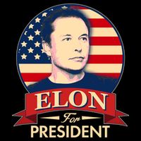 Vote Elon For President Emblem Cooling Performance Crew T-Shirt