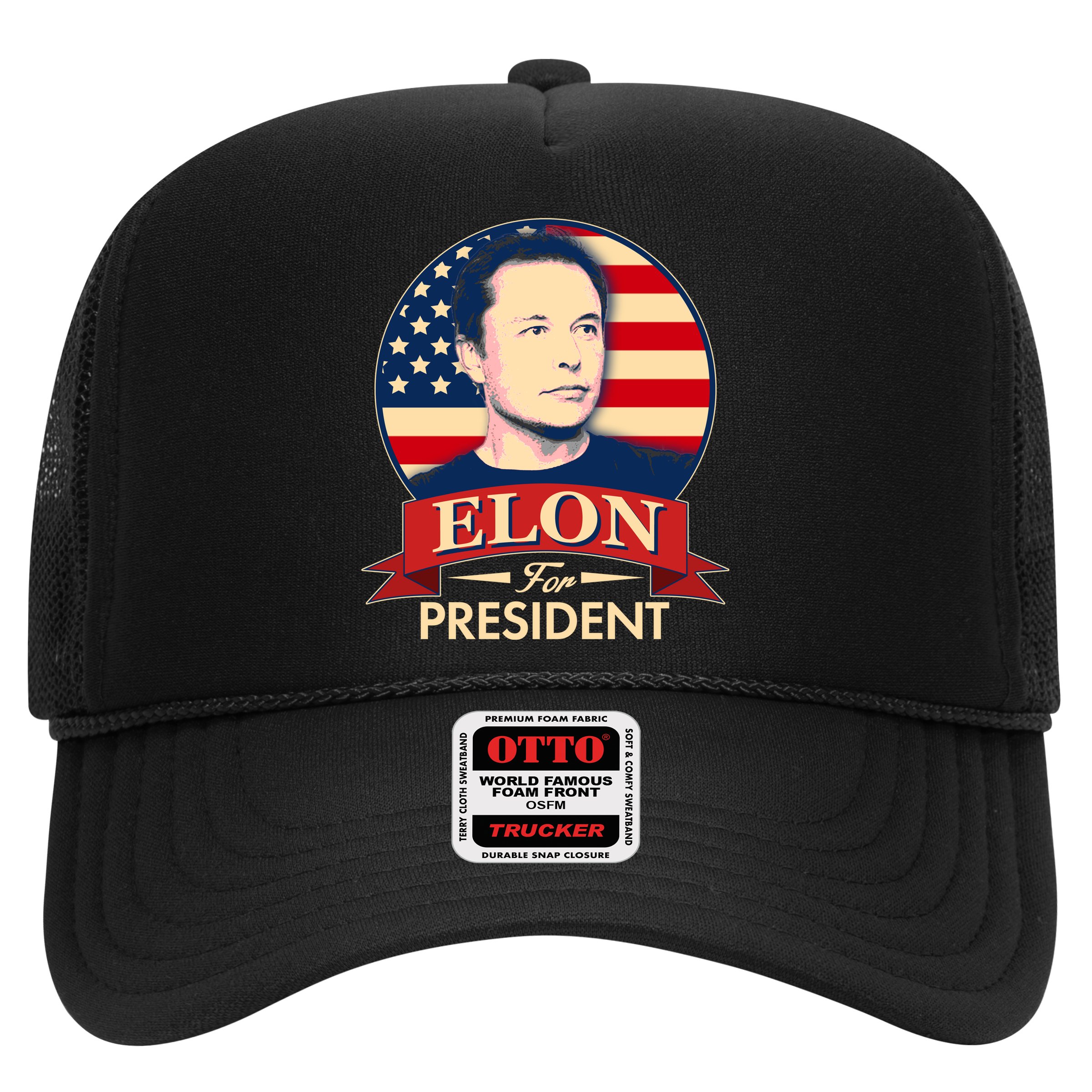 Vote Elon For President Emblem Hat