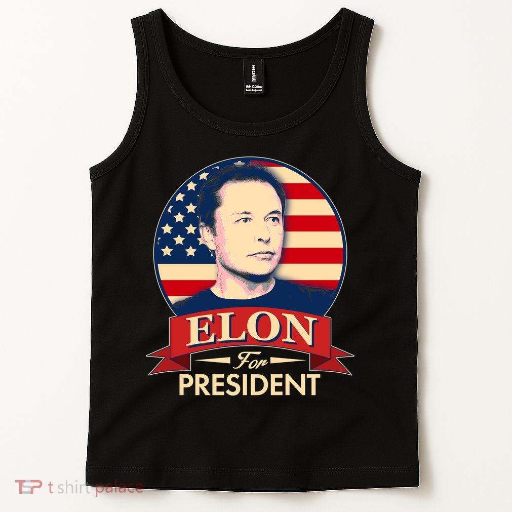 Vote Elon For President Emblem Tank Top