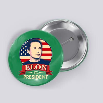 Vote Elon For President Emblem Button