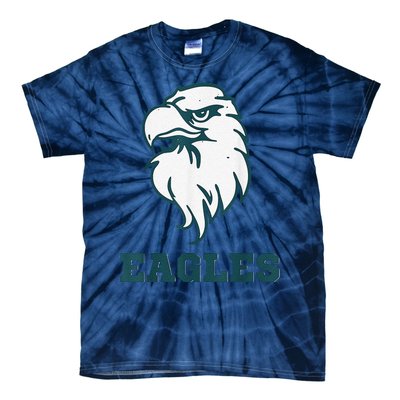 Vintage Eagle Flying Bird Inspirational Eagle Fan Tie-Dye T-Shirt