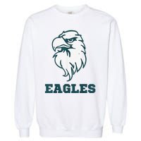 Vintage Eagle Flying Bird Inspirational Eagle Fan Garment-Dyed Sweatshirt