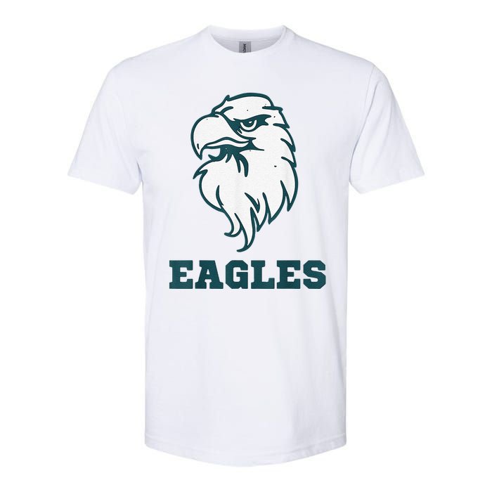 Vintage Eagle Flying Bird Inspirational Eagle Fan Softstyle CVC T-Shirt