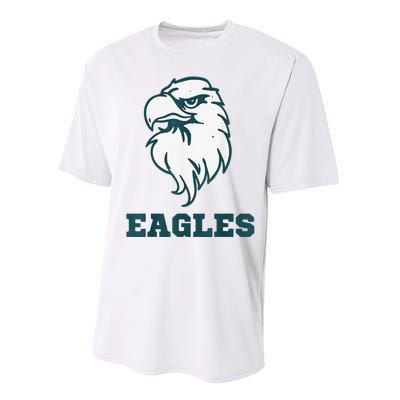 Vintage Eagle Flying Bird Inspirational Eagle Fan Performance Sprint T-Shirt