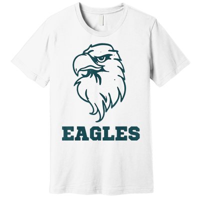 Vintage Eagle Flying Bird Inspirational Eagle Fan Premium T-Shirt