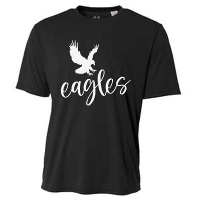 Vintage E.A.G.L.E.S Flying Bird Inspirational Cooling Performance Crew T-Shirt