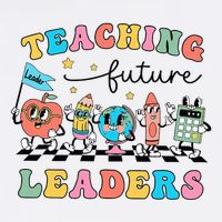 Vintage Educating Future Leaders Cool Teacher Cooling Performance Crew T-Shirt