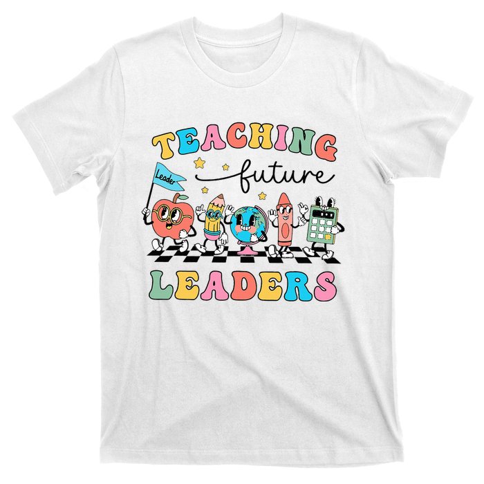 Vintage Educating Future Leaders Cool Teacher T-Shirt