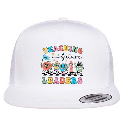 Vintage Educating Future Leaders Cool Teacher Flatbill Hat